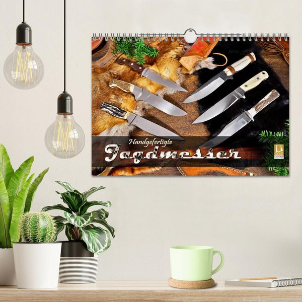 Produktbild: Handgefertigte Jagdmesser (Wandkalender 2026 DIN A4 quer), CALVENDO Monatskalender