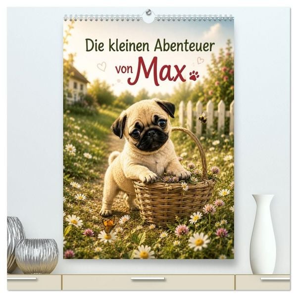 Produktbild: Die kleinen Abenteuer von Max (hochwertiger Premium Wandkalender 2027 DIN A2 hoch), Kunstdruck in Hochglanz