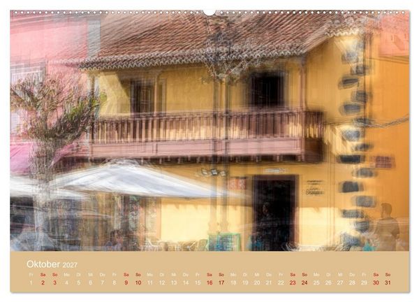 Produktbild: Architektur der Kanaren - Fotografie trifft Impressionismus (hochwertiger Premium Wandkalender 2027 DIN A2 quer), Kunstdruck in Hochglanz