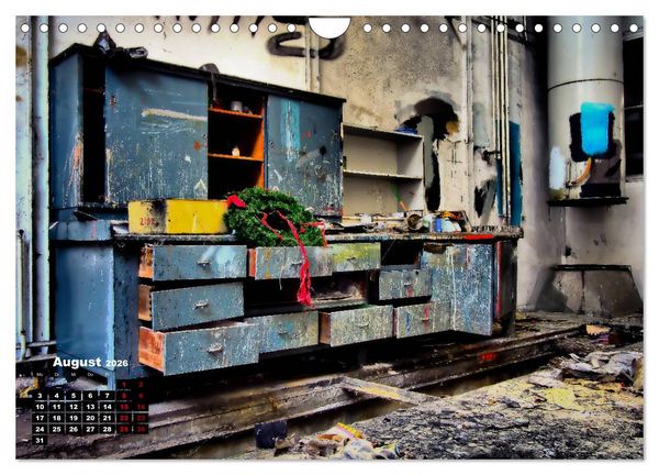 Produktbild: Verlassene Orte - Lost Places (Wandkalender 2026 DIN A4 quer), CALVENDO Monatskalender