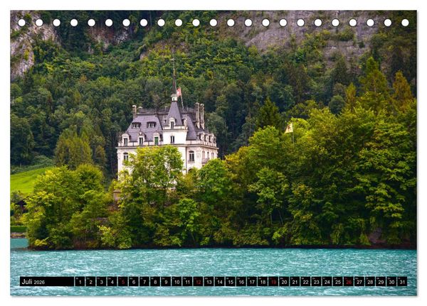 Produktbild: Schweizer Sch&ouml;nheiten (Tischkalender 2026 DIN A5 quer), CALVENDO Monatskalender