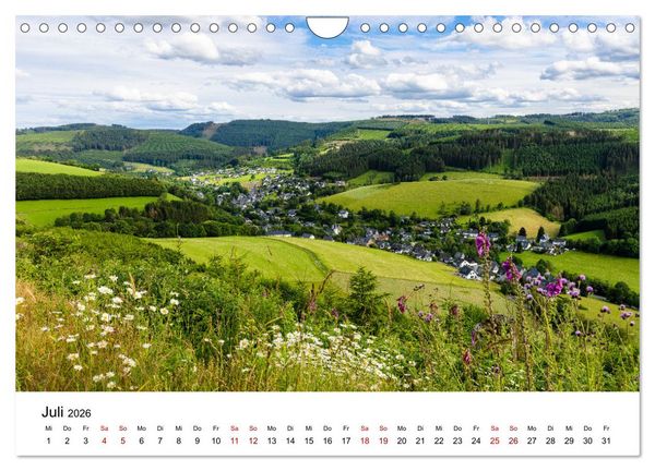 Produktbild: Westfeld-Ohlenbach im Wechsel der Jahreszeiten (Wandkalender 2026 DIN A4 quer), CALVENDO Monatskalender