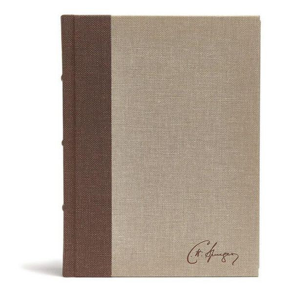 Produktbild: CSB Spurgeon Study Bible, Brown/Tan Cloth Over Board