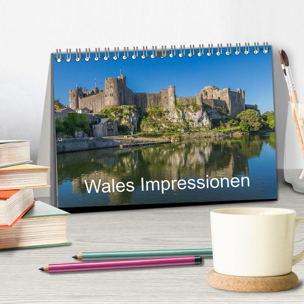 Produktbild: Wales Impressionen (Tischkalender 2026 DIN A5 quer), CALVENDO Monatskalender