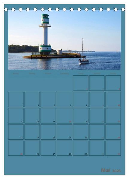Produktbild: Rund um die Kieler F&ouml;rde / Planer (Tischkalender 2026 DIN A5 hoch), CALVENDO Monatskalender