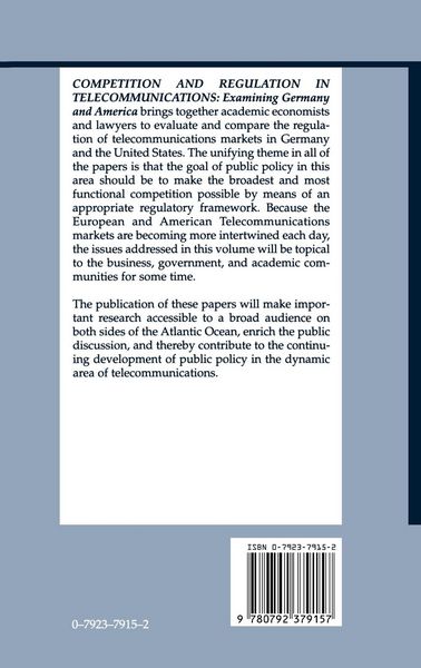 Produktbild: Competition and Regulation in Telecommunications