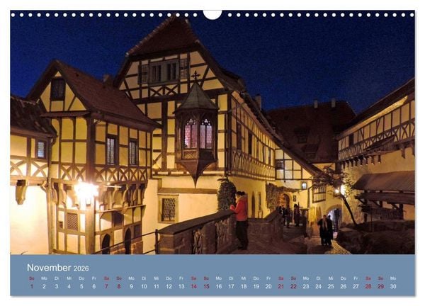 Produktbild: Die Wartburg - Weltkulturerbe im Herzen Deutschlands (Wandkalender 2026 DIN A3 quer), CALVENDO Monatskalender