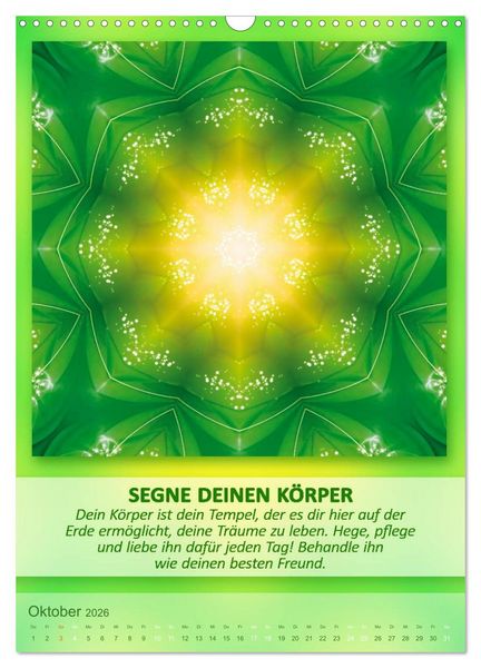Produktbild: Light Energy Mandalas - Kalender - Vol. 2 (Wandkalender 2026 DIN A3 hoch), CALVENDO Monatskalender