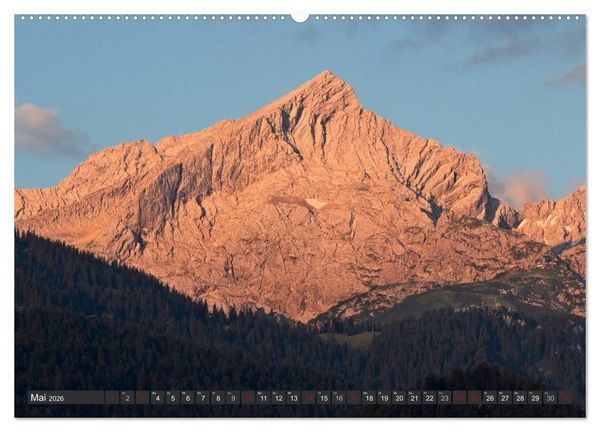 Produktbild: Rund um die Zugspitze (Wandkalender 2026 DIN A2 quer), CALVENDO Monatskalender