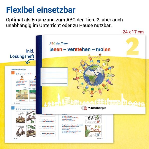 Produktbild: ABC der Tiere 2 Neubearbeitung &middot; lesen &ndash; verstehen &ndash; malen