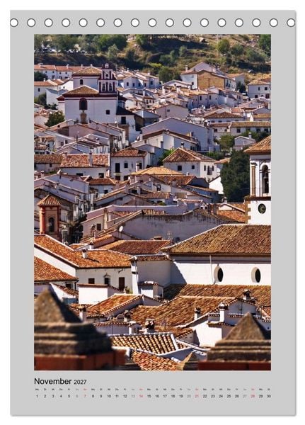 Produktbild: Andalusien - Bekanntes und Unbeachtetes (Tischkalender 2027 DIN A5 hoch), CALVENDO Monatskalender