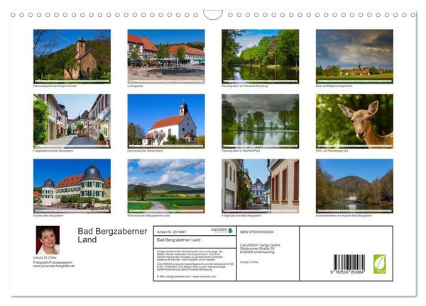 Produktbild: Bad Bergzaberner Land (Wandkalender 2026 DIN A3 quer), CALVENDO Monatskalender