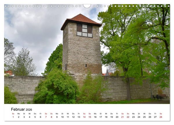 Produktbild: M&uuml;hlhausen in Th&uuml;ringen - Stadt im Herzen Deutschlands (Wandkalender 2026 DIN A3 quer), CALVENDO Monatskalender