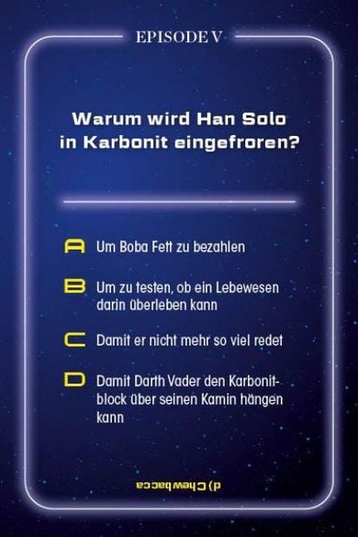 Produktbild: Kartenspiel: Das inoffizielle Quiz f&uuml;r Star Wars-Fans