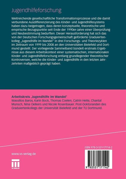 Produktbild: Jugendhilfeforschung