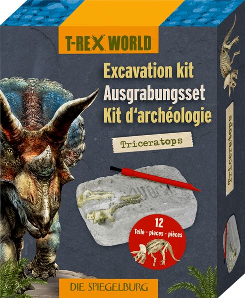 Produktbild: Ausgrabungsset Triceratops - T-Rex World