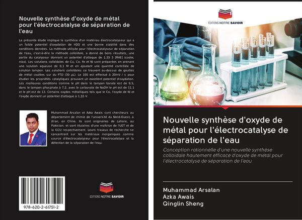 Produktbild: Nouvelle synth&egrave;se d'oxyde de m&eacute;tal pour l'&eacute;lectrocatalyse de s&eacute;paration de l'eau