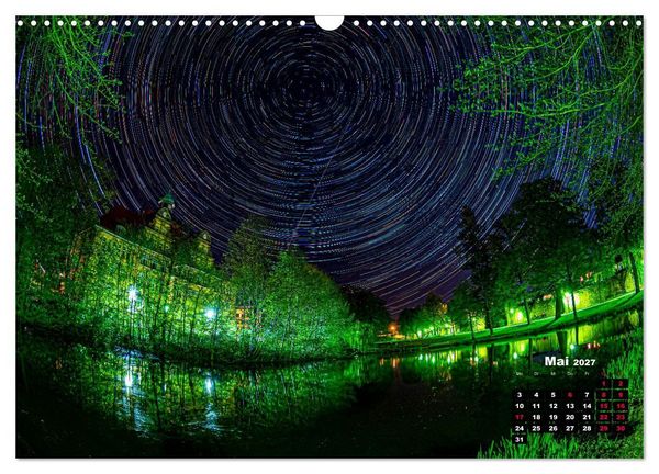 Produktbild: Sternspuren &uuml;ber Bad Hersfeld (Wandkalender 2027 DIN A3 quer), CALVENDO Monatskalender