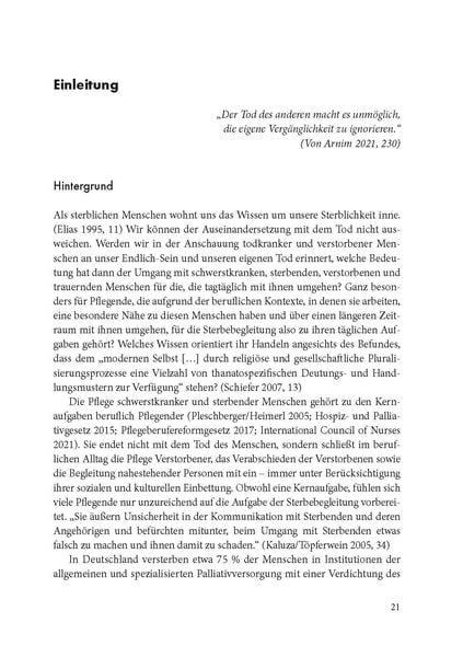 Produktbild: Sterben und Tod in der Palliativ- und Intensivpflege