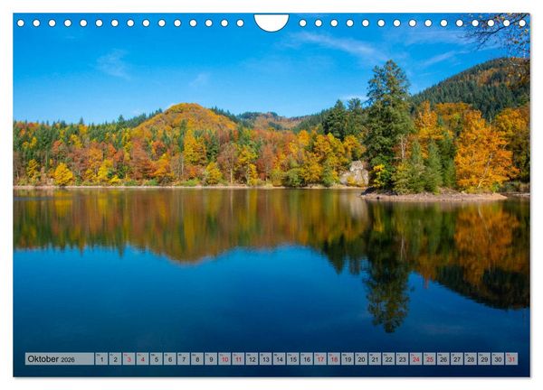 Produktbild: Nationalpark Schwarzwald &ndash; abwechslungsreiche Landschaften und urbane Impressionen (Wandkalender 2026 DIN A4 quer), CALVENDO Monatskalender