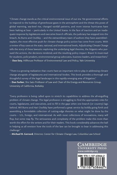 Produktbild: Adjudicating Climate Change