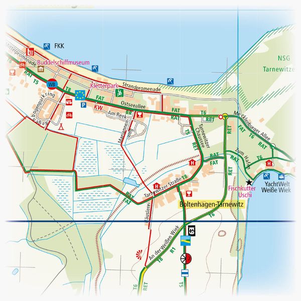 Produktbild: Publicpress Rad- und Wanderkarte Ostseebad Boltenhagen, Kl&uuml;tzer Winkel 1:30.000