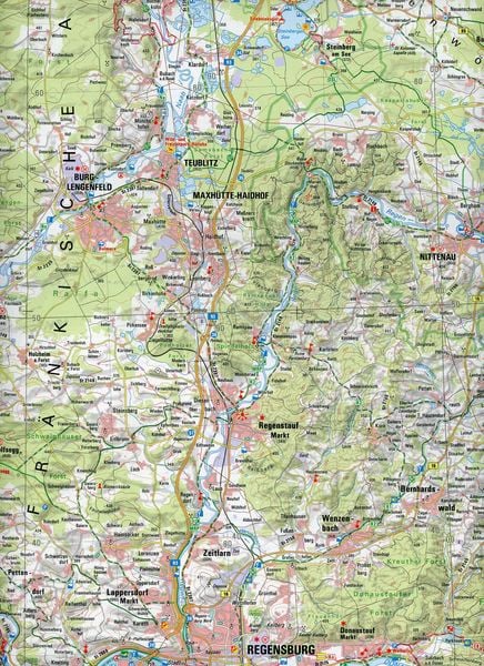 Produktbild: ATK100-10 Regensburg (Amtliche Topographische Karte 1:100000)