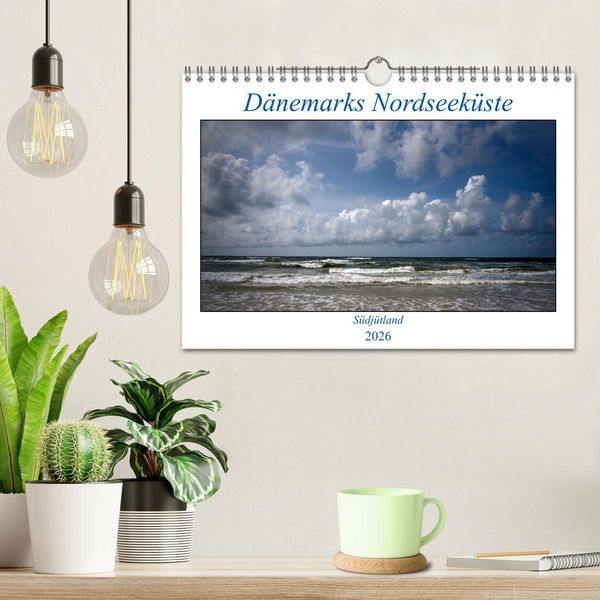 Produktbild: D&auml;nemarks Nordseek&uuml;ste - S&uuml;dj&uuml;tland (Wandkalender 2026 DIN A4 quer), CALVENDO Monatskalender