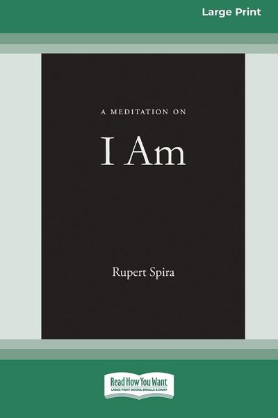 Produktbild: A Meditation on I Am [Standard Large Print 16 Pt Edition]