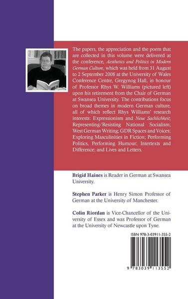 Produktbild: Aesthetics and Politics in Modern German Culture