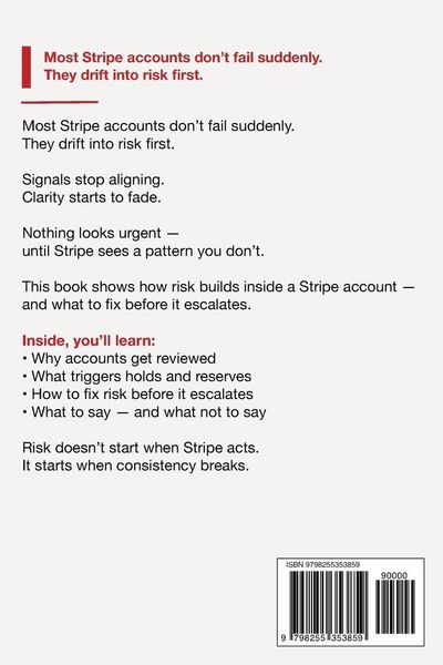 Produktbild: STRIPE ACCOUNT AT RISK