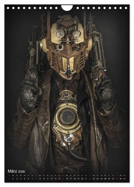 Produktbild: Steampunk Artwork (Wandkalender 2026 DIN A4 hoch), CALVENDO Monatskalender