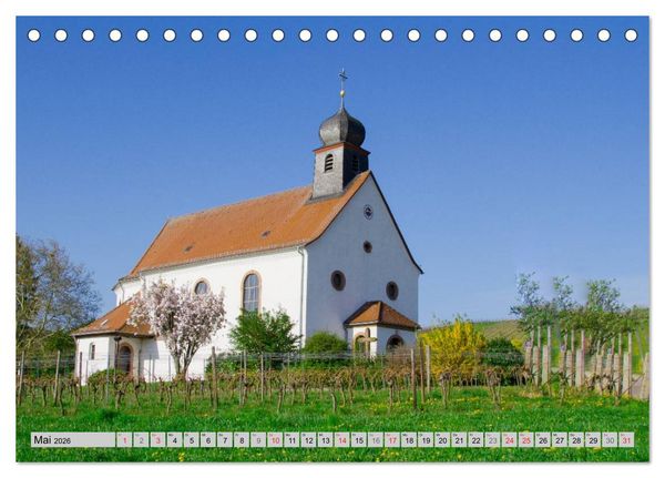 Produktbild: Kirchen und Kapellen (Tischkalender 2026 DIN A5 quer), CALVENDO Monatskalender