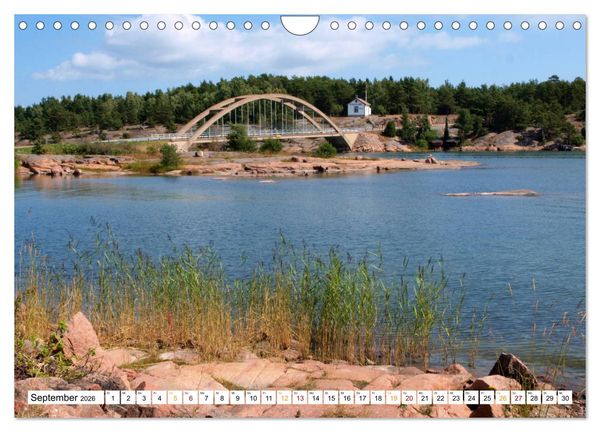 Produktbild: &Aring;landinseln. Sch&auml;rengarten zwischen Finnland und Schweden (Wandkalender 2026 DIN A4 quer), CALVENDO Monatskalender