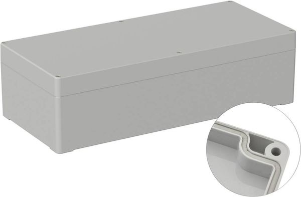 Produktbild: TRU COMPONENTS TC-9065568 Outdoor-Geh&auml;use 360 x 160 x 100 Polycarbonat Lichtgrau (RAL 7035) 1 St.