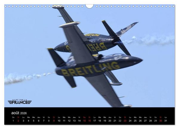 Produktbild: Ailes sur la France (Calendrier mural 2026 DIN A3 vertical), CALVENDO calendrier mensuel