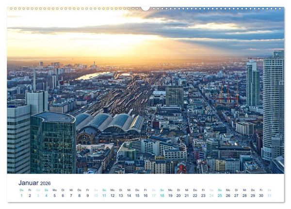 Produktbild: Fantastisches Frankfurt (hochwertiger Premium Wandkalender 2026 DIN A2 quer), Kunstdruck in Hochglanz