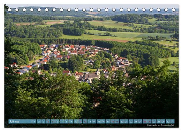 Produktbild: SAARLAND - AUSSICHTSREICH (Tischkalender 2026 DIN A5 quer), CALVENDO Monatskalender