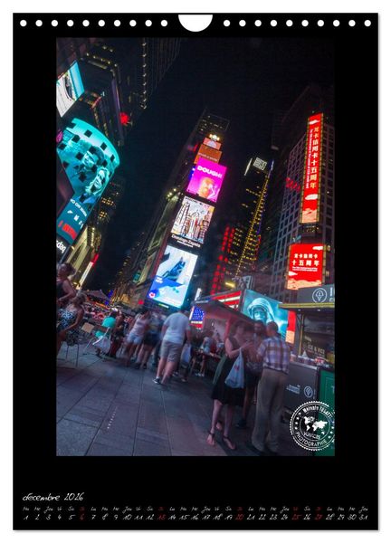 Produktbild: New York &ndash; Portraits incontournables (Calendrier mural 2026 DIN A4 horizontal), CALVENDO calendrier mensuel