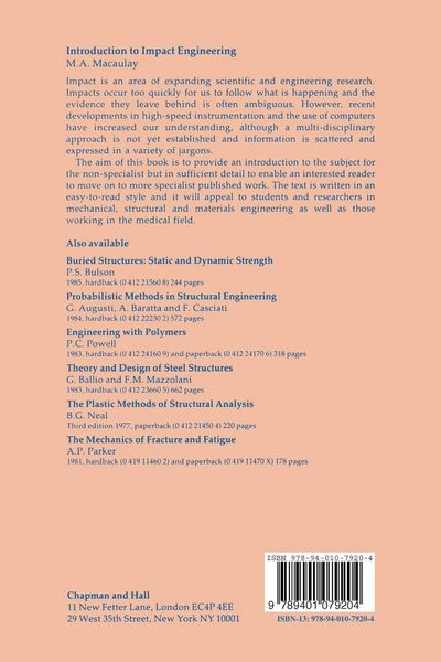 Produktbild: Introduction to Impact Engineering