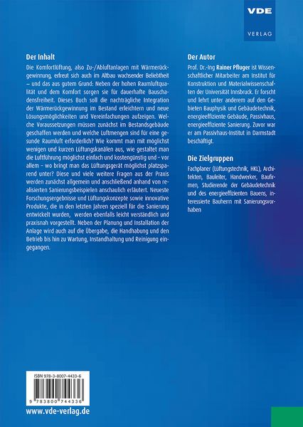 Produktbild: Wohnungsl&uuml;ftung im Bestand