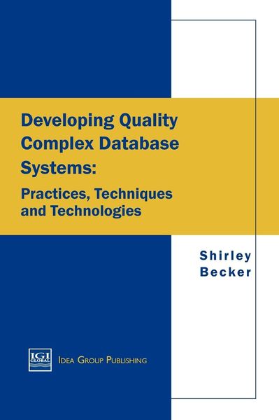 Produktbild: Developing Quality Complex Database Systems