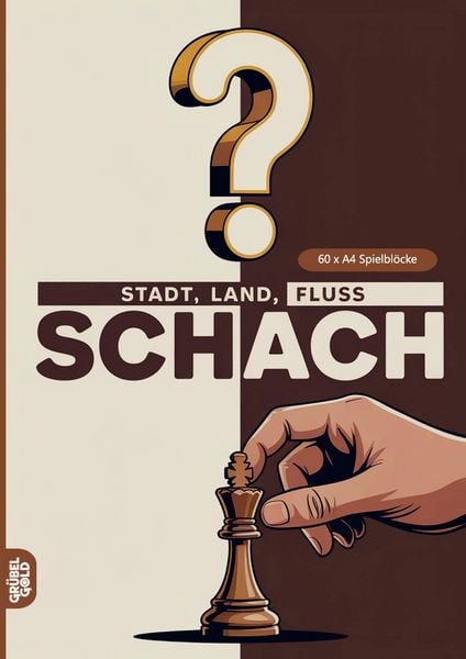 Stadt, Land, Fluss, Schach, Taschenbuch von Grübelgold Rätselhefte, Grübelgold, 9783693192573