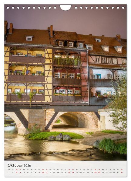 Produktbild: Erfurt - Zwischen Dom und Kr&auml;merbr&uuml;cke (Wandkalender 2026 DIN A4 hoch), CALVENDO Monatskalender