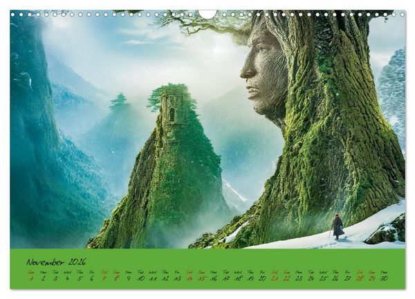 Produktbild: A strange forest In the lonely undergrowth (Wall Calendar 2026 DIN A3 landscape), CALVENDO 12 Month Wall Calendar