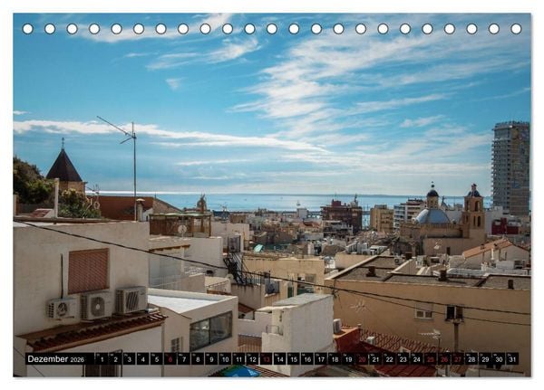 Produktbild: ALICANTE INSIDE - Monatskalender &uuml;ber die Stadt Alicante (Tischkalender 2026 DIN A5 quer), CALVENDO Monatskalender