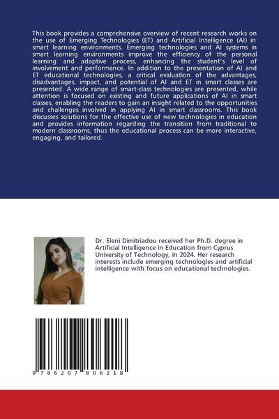 Produktbild: Artificial Intelligence and Emerging Technologies in Smart Classrooms