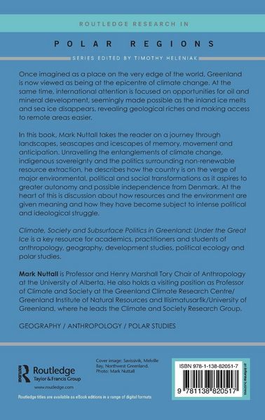 Produktbild: Climate, Society and Subsurface Politics in Greenland
