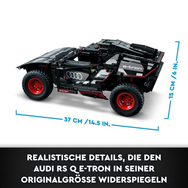 Produktbild: LEGO Technic 42160 Audi RS Q e-tron, ferngesteuertes RC-Auto-Spielzeug