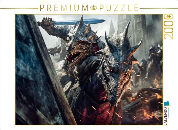 Produktbild: CALVENDO Puzzle Drachenk&auml;mpfer | 2000 Teile Lege-Gr&ouml;&szlig;e 90x67cm Foto-Puzzle f&uuml;r gl&uuml;ckliche Stunden